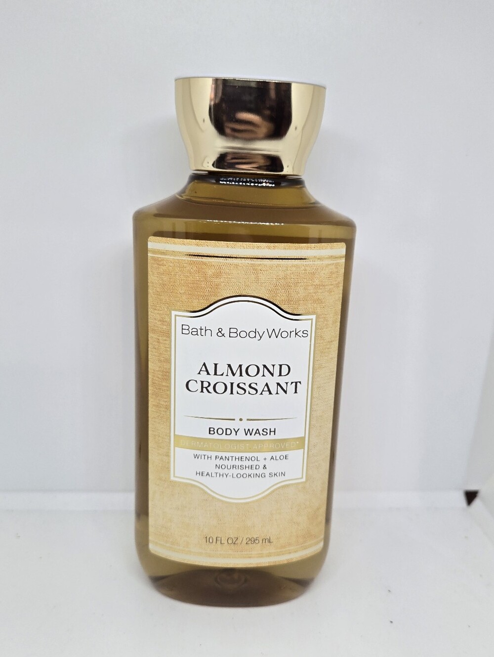 Bath & Body Works Almond Croissant Body Wash - Gold Bottle